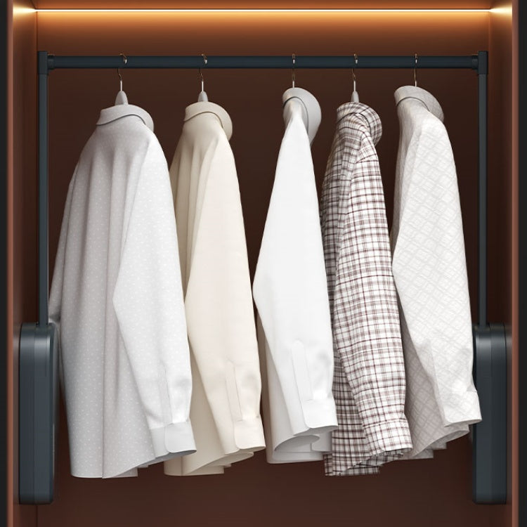 Smart electric clothes rod, smart automatic lifting, touch switch control, metal aluminum alloy clothes rod wardrobe lift