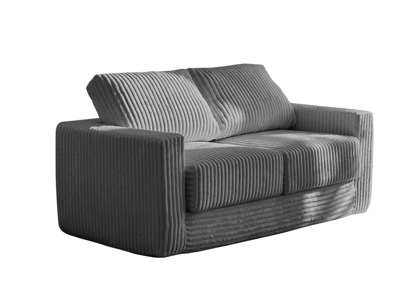 Giant Bean Bag Chair for Adults, Upholstered Loveseat Floor Sofa with Pillows and Armrests, Large Bean Bag Sofa Plush Chair Couch for Bedroom Living Room, (Various colors)