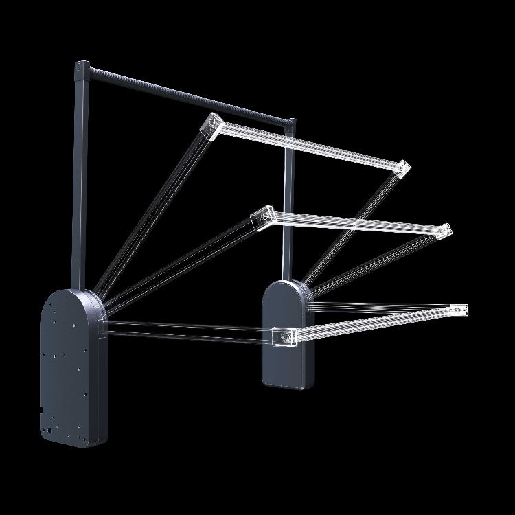 Smart electric clothes rod, smart automatic lifting, touch switch control, metal aluminum alloy clothes rod wardrobe lift