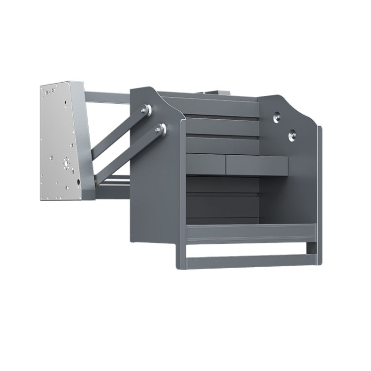 Smart electric cabinet - lifting device storage rack suitable for kitchen - durable double-layer lifting cabinet