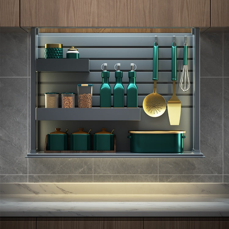 Modern home kitchen intelligent electric lifting kitchenware basket large capacity aluminum alloy