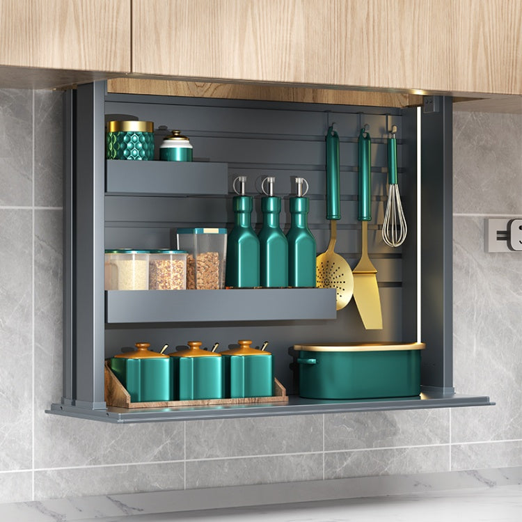 Modern home kitchen intelligent electric lifting kitchenware basket large capacity aluminum alloy