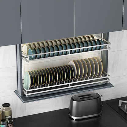 Intelligent Kitchen Cabinet Lifting System Board Rack Electric Intelligent Elevator Hanging Basket Storage Rack