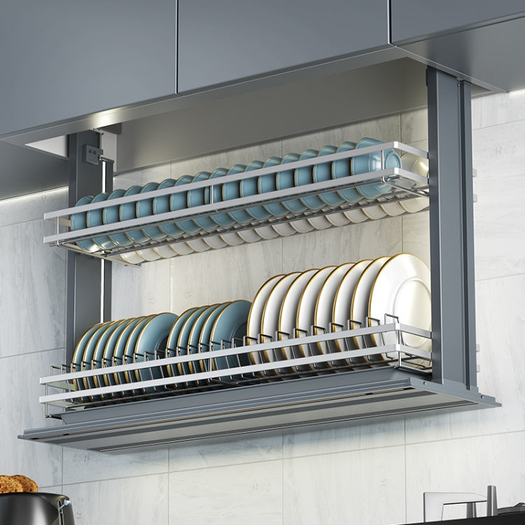 Intelligent Kitchen Cabinet Lifting System Board Rack Electric Intelligent Elevator Hanging Basket Storage Rack
