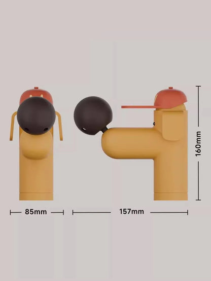 New Lovely Dog Basin Faucet Hot and Cold Bathroom Single Lever Brass Rotation Spout Sink Mixer Decked Single Lever Sink Mixer