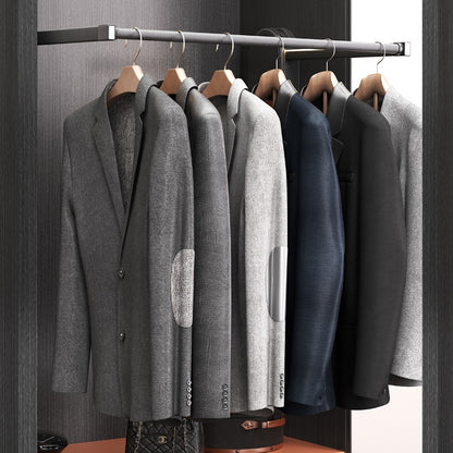Modern Home - Touch Switch Controlled Electric Lift Hanger for Wardrobes - Leather Finish - 20kg Load Capacity