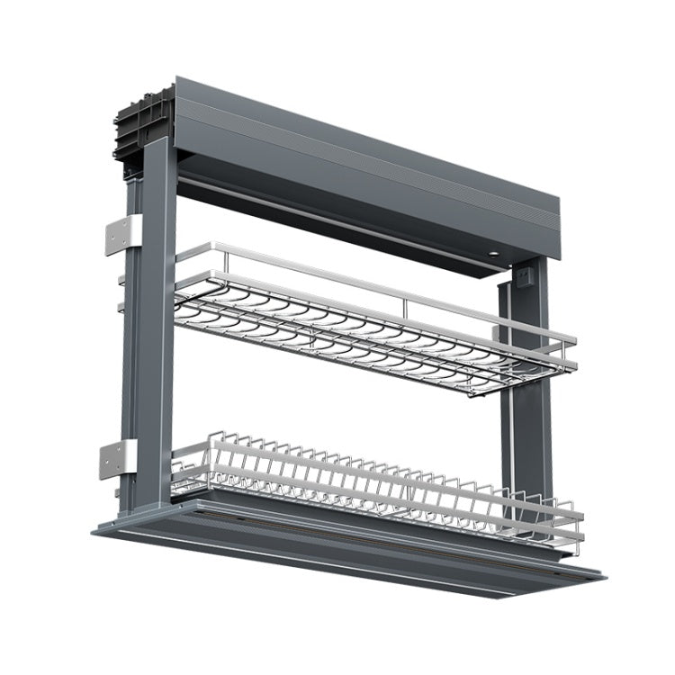Intelligent Kitchen Cabinet Lifting System Board Rack Electric Intelligent Elevator Hanging Basket Storage Rack