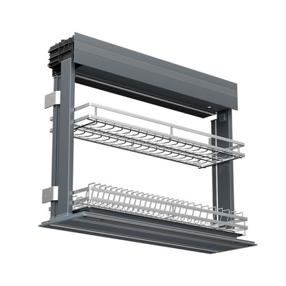 Intelligent Kitchen Cabinet Lifting System Board Rack Electric Intelligent Elevator Hanging Basket Storage Rack